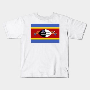 Flag of Swaziland Kids T-Shirt